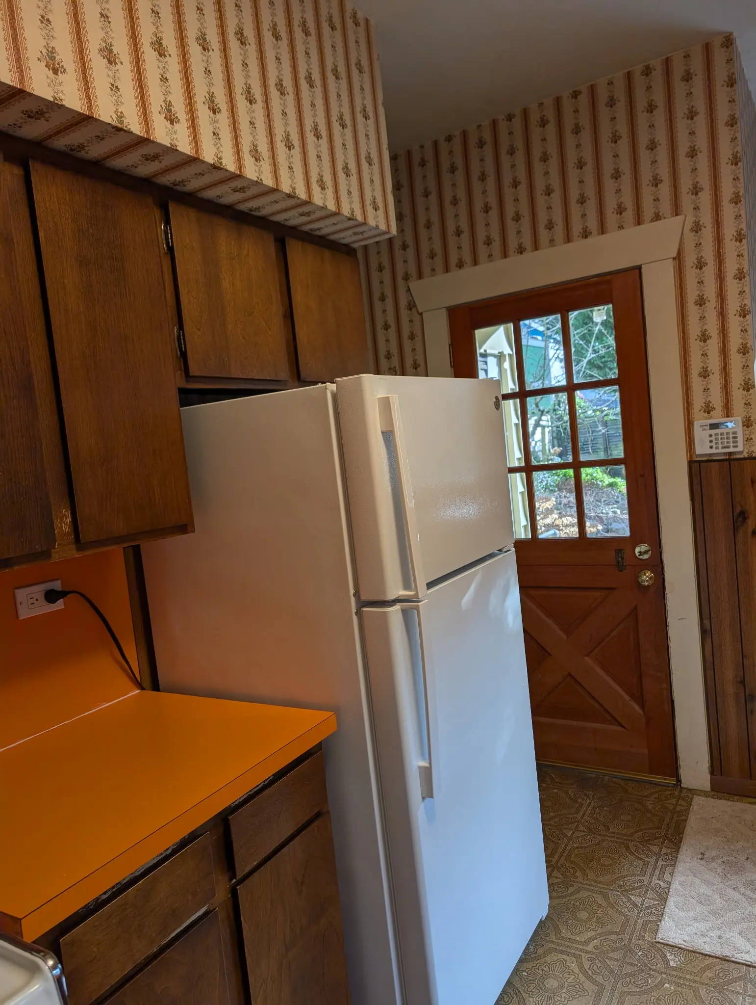 Original kitchen and dining area