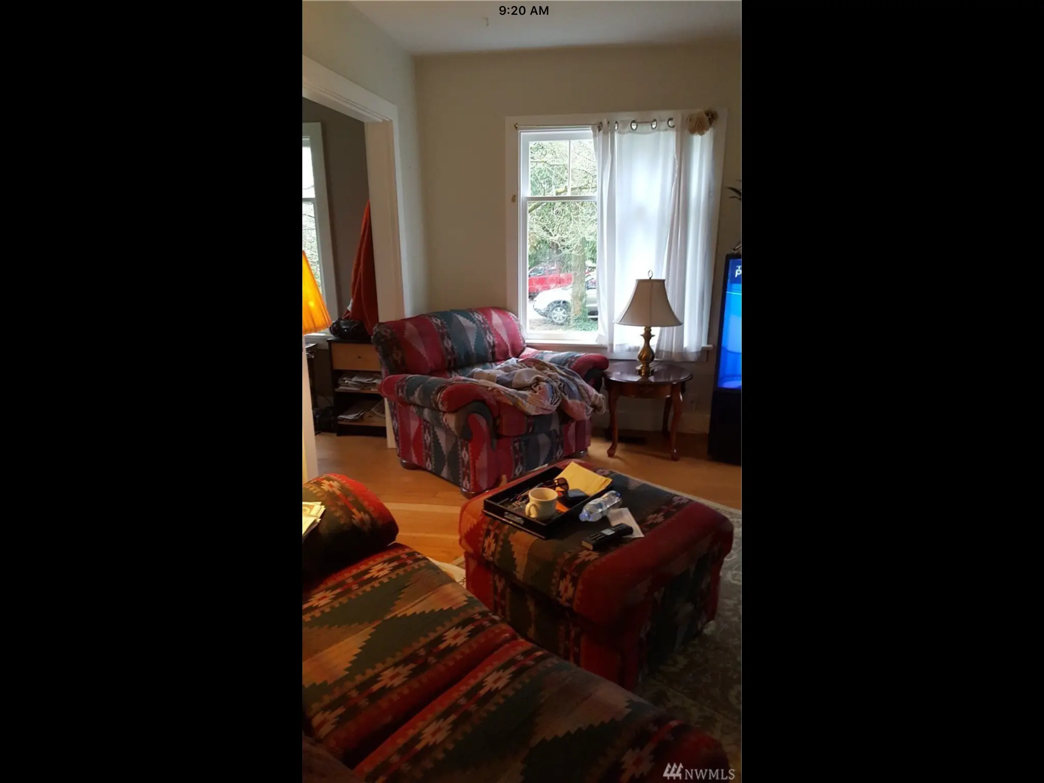 Original living room before work began