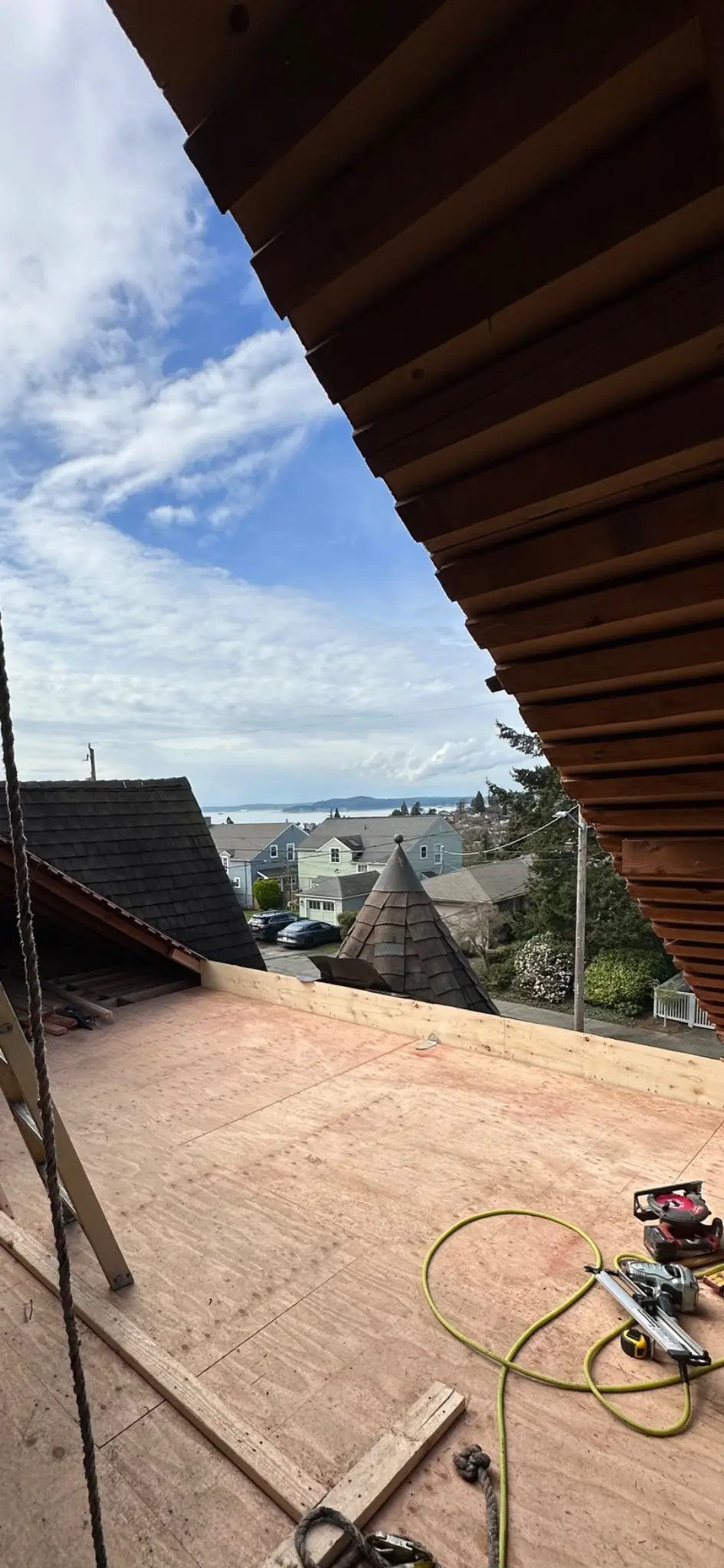 Structural framing during reconstruction
