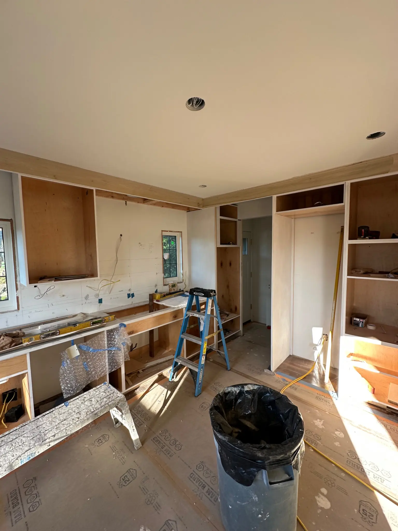 Existing upper floor before the remodel