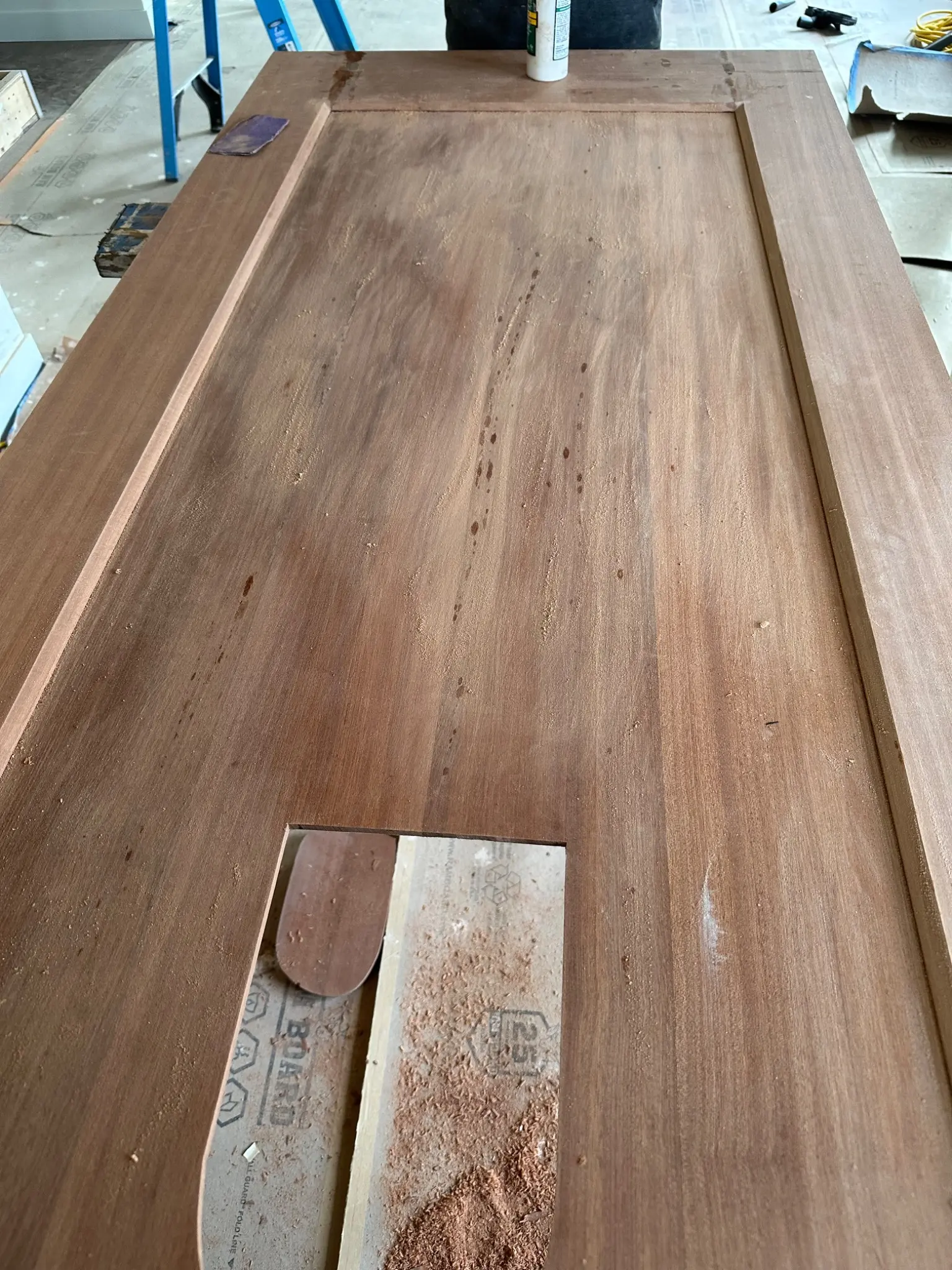 Interior nearing completion