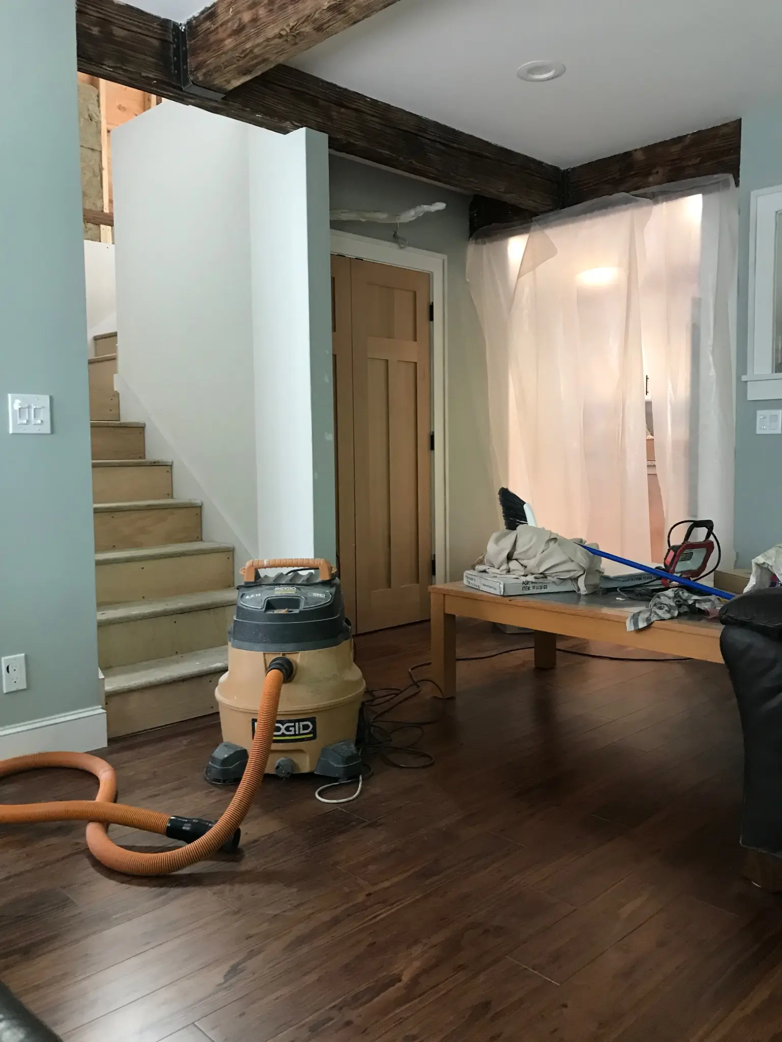 New flooring and interior finishes underway