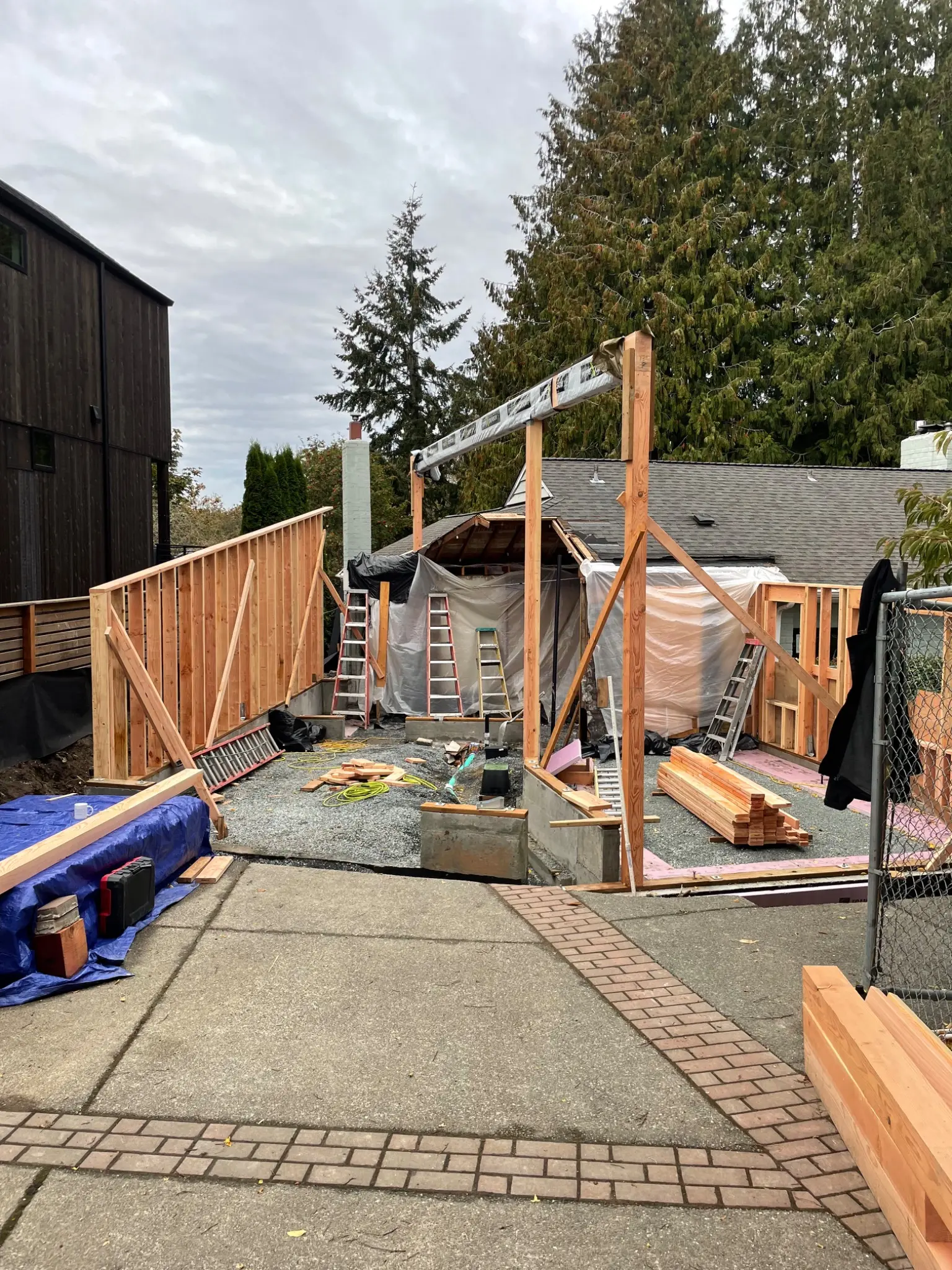 Angled Addition framing photograph 1