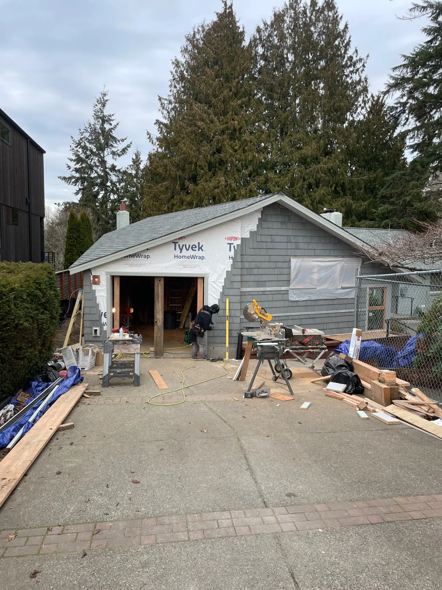 Angled Addition framing photograph 4