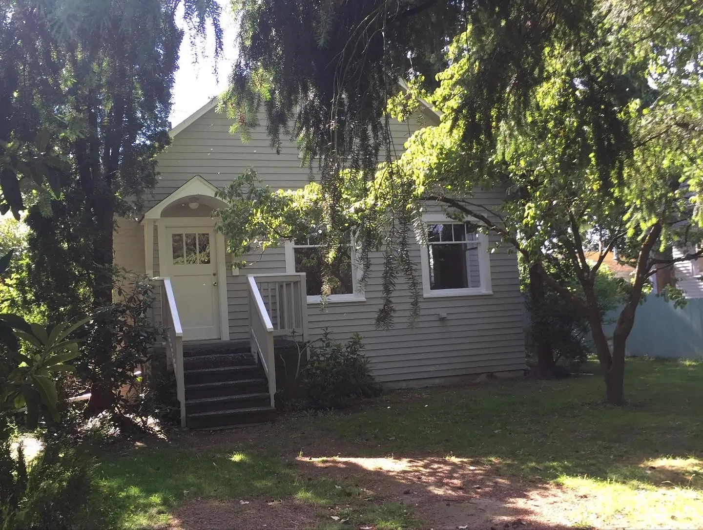 The cottage exterior before refurbishment